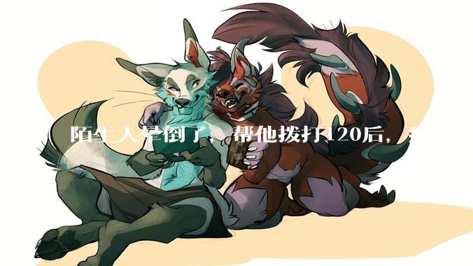 陌生人晕倒了，帮他拨打120后，病人不支付120出车费，这个费用谁来承担？